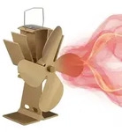 Relaxdays - Ofenventilator Ohne Strom, Ger&auml;uscharm, F&uuml;r Kamin & Ofen,