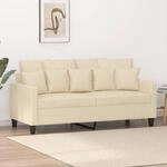 2-sitzer-sofa Creme 140 Cm Stoff Vidaxl