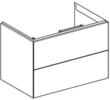 Geberit - One Waschtischunterschrank, 2 Schubladen, 74x50,4x47cm,
