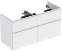 Geberit Icon Unterschrank F&uuml;r Doppelwaschtisch, 4 Schubladen,