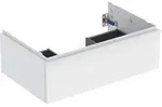 Keramag - Geberit Waschtischunterschrank Icon 74x24,7x47,6cm, We. Matt/griff Wei&szlig;