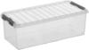 Sunware - Aufbewahrungsbox Q-Line 9,5L transparent 48,5 x 19 x 14,7 cm Boxen,