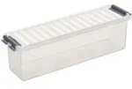 Sunware Aufbewahrungsbox Q-line 1,3l Transparent 27 X 8,4 X 9 Cm Boxen, K&ouml;rbchen &