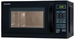 Sharp R-642 Bkw Solo Mikrowelle Grill 20 Liter 1.000 W Schwarz"-"58731753