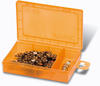 Stihl - Kettenbox Orange transparent & stapelbar - Kunststoff