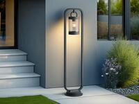 Meinewunschleuchte - Led Wegeleuchte Landhausstil, Laterne In Anthrazit, H&ouml;he 100cm