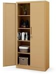 Aktenschrank C001h B&uuml;roschrank Metallschrank Aufbewahrungsschrank 4...