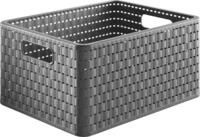 Korb Country A4, 18 L Anthrazit Boxen, K&ouml;rbchen & Kisten - Rotho