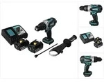 Makita Dhp 458 Rm Akku Schlagbohrschrauber 18 V 91 Nm + 2x Akku 4,0 Ah +...