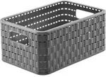 Rotho - Korb Country A5, 6 L Anthrazit Boxen, K&ouml;rbchen & Kisten