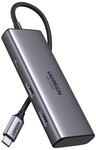 6-in-1-adapter Ugreen Cm498 Hub: Usb Auf 2x Usb-a 3.0, Usb-c 3.0, 2x Hdmi, Pd