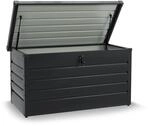 Juskys Metall Aufbewahrungsbox Limani 380 Liter - Outdoor Box - Wasserdicht,
