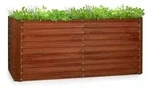 Blumfeldt - Rust Grow Potager Sur&eacute;lev&eacute; De Jardin Finition Rouille En T&ocirc;le D'Acier