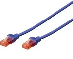 Digitus - Dk-1612-030/b Rj45 Netzwerkkabel, Patchkabel Cat 6 U/utp 3.00 M Blau