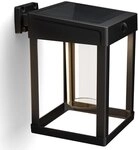 Solarbetriebene Led-wandleuchte Mit Sensor Philips Camill 1.4w 3000k Schwarz -