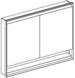 Geberit One Spiegelschrank Mit Comfortlight, 2 T&uuml;ren,