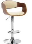 Barhocker Kingston Kunstleder Walnuss/creme