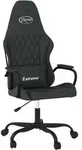 Gaming-stuhl Mit Massagefunktion Schwarz Kunstleder Vidaxl