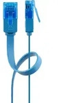 Goobay - Cat 6a Flach-patchkabel, U/utp, Blau, Kupferleiter (cu). Kabell&auml;nge 1 M