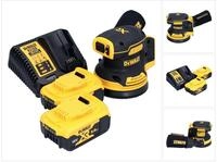 Dewalt Dcw 210 P2 Akku Exzenterschleifer 18 V 125 Mm Brushless + 2x Akku 5,0 Ah...
