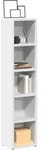 Cd-regale 2 Stk. Wei&szlig; 21x16x93,5 Cm Holzwerkstoff Vidaxl Wei&szlig;