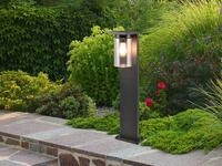 Trio Lighting - Sockelleuchte Ardila Laterne Aus Aluminium Schwarz, H&ouml;he 65cm