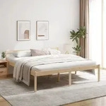Seniorenbett 180x200 Cm Massivholz Kiefer Vidaxl