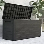 Casaria&reg; Gartenbox 280l Uv-best&auml;ndig Griffmulden Verschlussvorrichtung Balkon