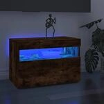 Vidaxl - Tv-schrank Mit Led-leuchten R&auml;uchereiche 60x35x40 Cm