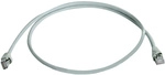 Teleg&auml;rtner 100008841 Rj45 Patchkabel Cat 6a S/ftp Grau Flammwidrig, Mit