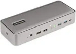 Startech.com Dual Monitor Usb-c Kvm Dockingstation F&uuml;r Zwei Laptops, 2x 4k 60hz