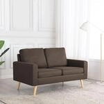 2-sitzer-sofa Braun Stoff Vidaxl