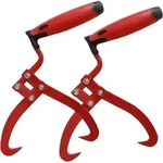 2x Handpackzange Packzange Handhebehaken Sappie Holzgreifer Forstzange