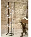 Dandibo - Lichts&auml;ule Teelichthalter 100 Cm Teelicht St&auml;nder F&uuml;r 12 Teelichter