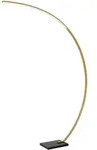 Lucide Curve - Bogenlampe - Led Dim. - 1x15w 2700k - Mattes Gold / Messing