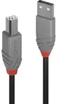 Usb-kabel Usb 2.0 Usb-a Stecker, Usb-b Stecker 3.00 M Schwarz 36674 - Lindy