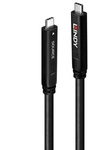 Lindy 43333 Usb C Kabel Schwarz 10 Meter Usb 3.2 Gen 1