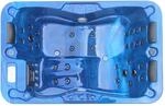 Outdoorwhirlpool Modena Blau Inkl. Abdeckung - 205 X 130 X 70 Cm