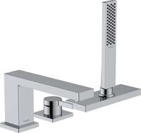 Tecturis E - Badewannenarmatur F&uuml;r Wannenrand, 3-loch-montage, Sbox, Chrom 73443000