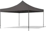 4x4 M Faltpavillon, Premium Stahl 40mm, Dunkelgrau