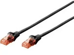 Dk-1612-020/bl Rj45 Netzwerkkabel, Patchkabel Cat 6 U/utp 2.00 M Schwarz Verdrillte