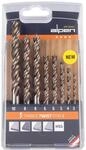 Alpen - Holzspiralbohrersatz Timber Twist 8-teilig 1x &Oslash; 3, 4, 5, 10 Mm, 2x &Oslash; 6, 8
