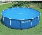 Pool-solarplane Blau 348 Cm Polyethylen Intex