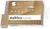 Handtuchpapier Satino Puresoft 277540 2-lagig Soft Beige L.ca.230 Mmxb.ca.240 Mm
