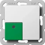 Gira Abstelltaster System 55 Reinwei&szlig; 291103