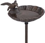 Vogeltr&auml;nke Zum Stecken, Wasserschale Mit Vogel, Frostsicher, Gartenstecker, 100 Cm