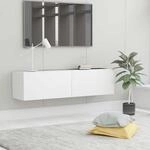 Tv-schrank Wei&szlig; 120x30x30 Cm Holzwerkstoff Vidaxl