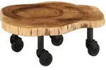 Couchtisch Massivholz Akazie 60x55x25 Cm Vidaxl