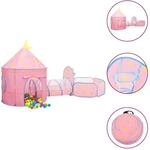 Vidaxl Spielzelt F&uuml;r Kinder Rosa 301x120x128 Cm