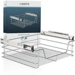 Mm_unverified_brand - Teleskopschublade, Chrom, 395 X 140 X 440 Mm, F&uuml;r 50er Schrank